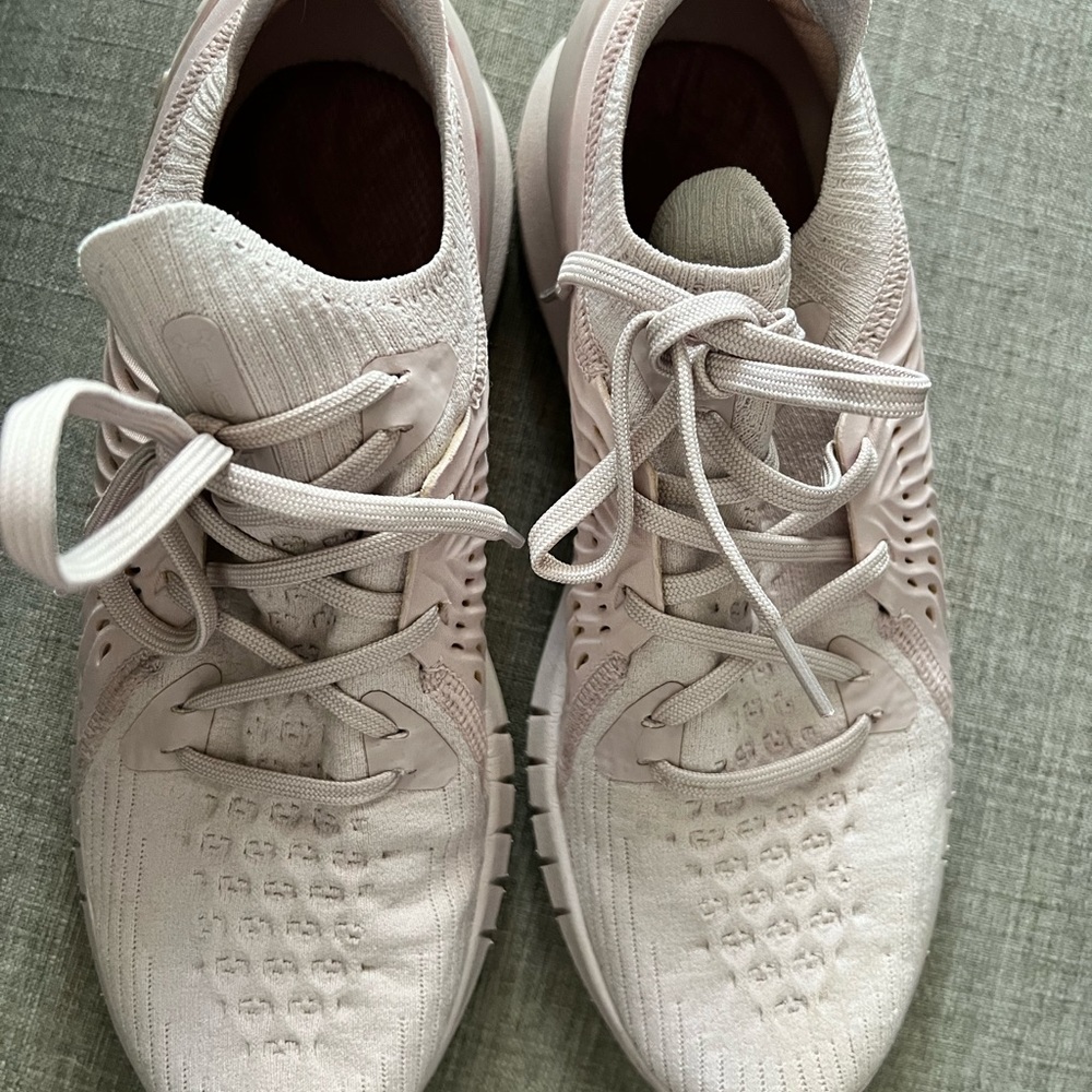 Under Armor shoes, soft pink